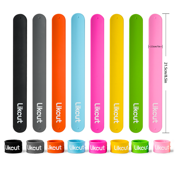 Likcut Silicone Slap Bracelets - Likcut