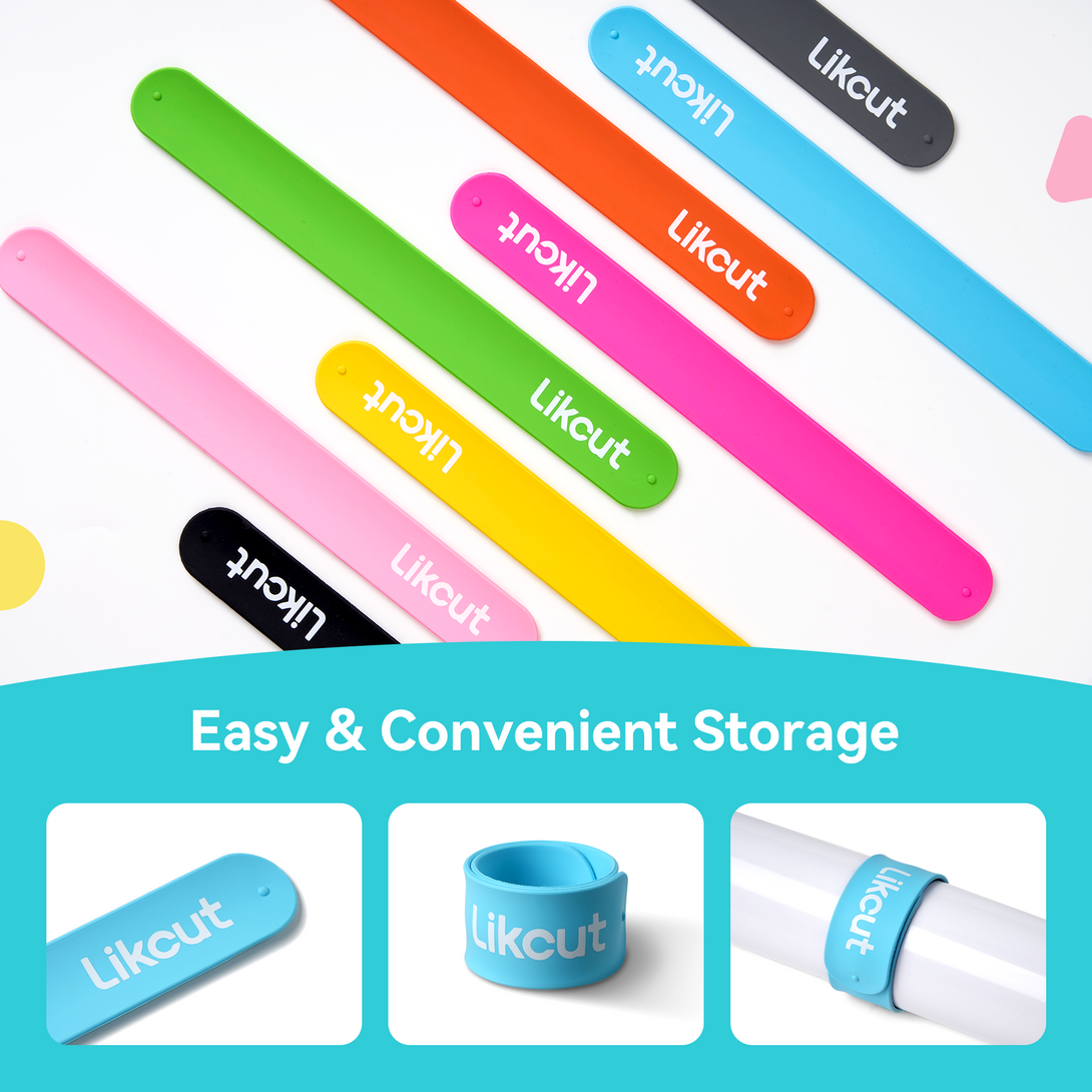 Likcut Silicone Slap Bracelets - Likcut