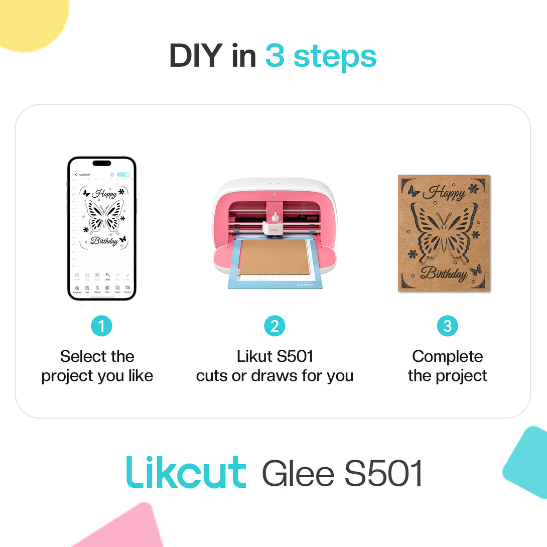 Likcut Glee™ Insert Cards, 4.25" x 5.5" - Likcut