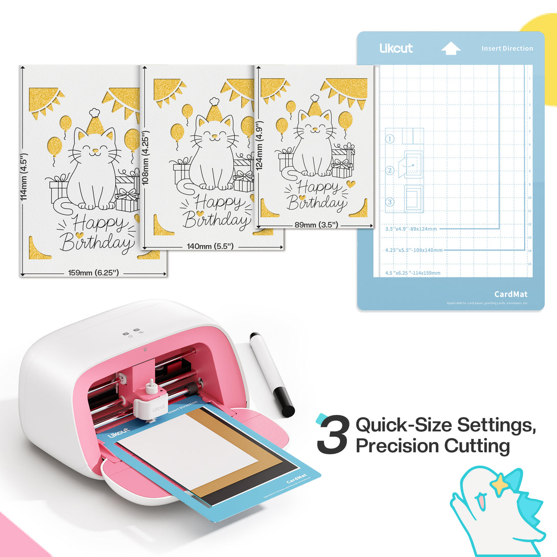 Likcut Glee™ Insert Cards, 4.25" x 5.5" - Likcut