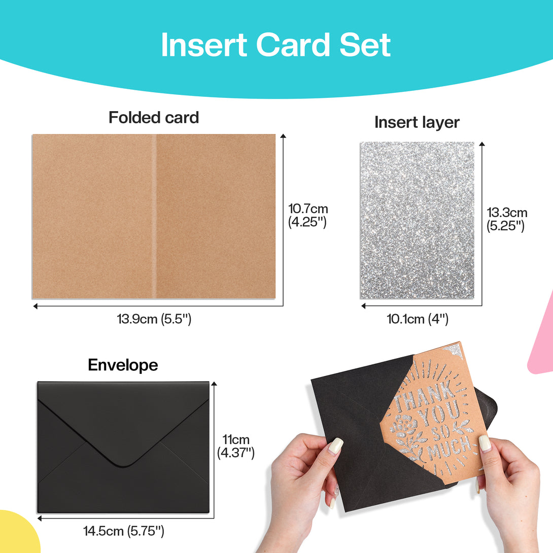 Likcut Glee™ Insert Cards, 4.25" x 5.5" - Likcut