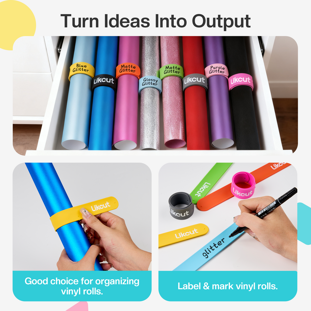 Likcut Silicone Slap Bracelets - Likcut