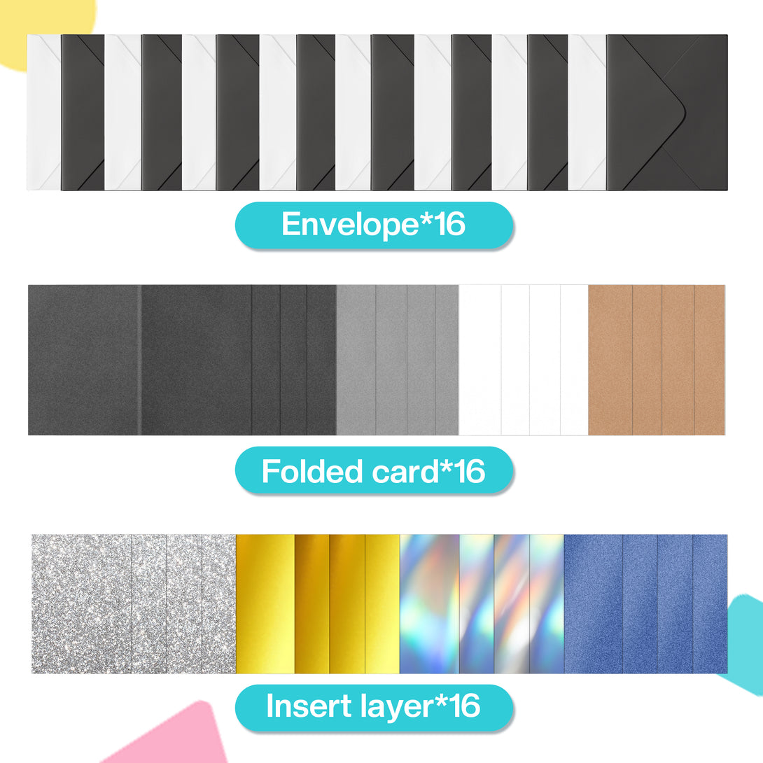 Likcut Glee™ Insert Cards, 4.25" x 5.5" - Likcut